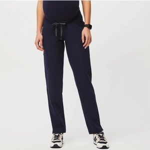Figs Maternity Yola Scrub Pant in Navy